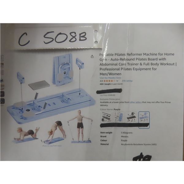 Portable Pilates Reformer Machine for Home Gym