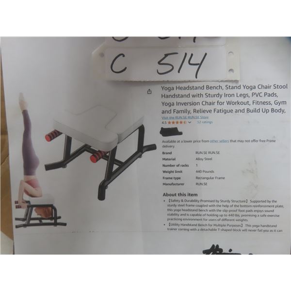 Yoga Headstand Bench, Stand Yoga Chair Stool