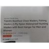 Image 3 : Tide We Bootfoot Chest Waders, Fishing Waders 2-Ply Nylon 