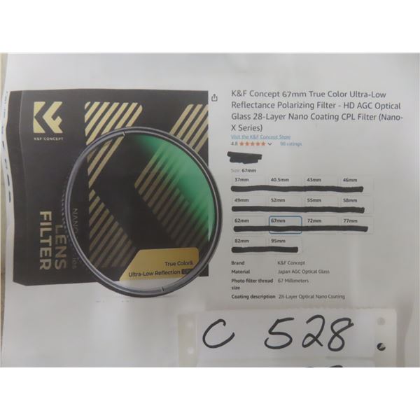 K&F Concepts 67mm True Color Ultra-Low