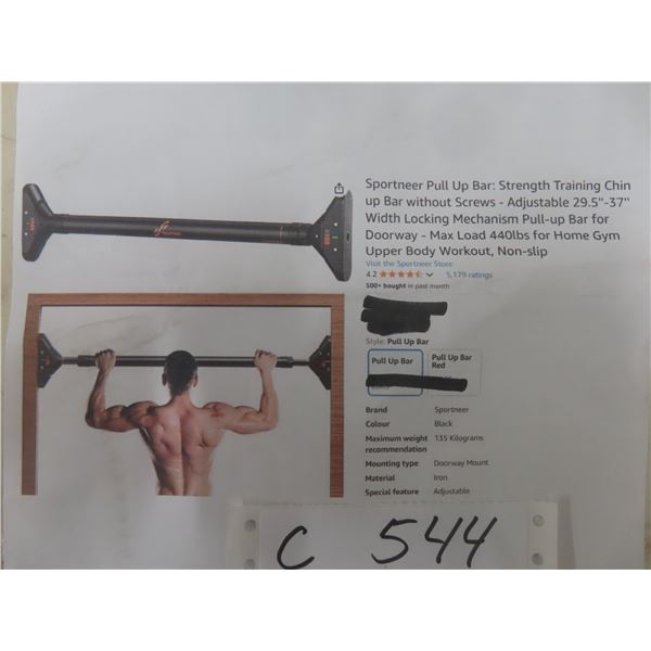 Sportneer Pull Up Bar: Strength Training Chin up Bar