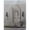 Image 2 : Neuweaby Wall Mounted Mirror, Arched Wall Mirror for Bathroom