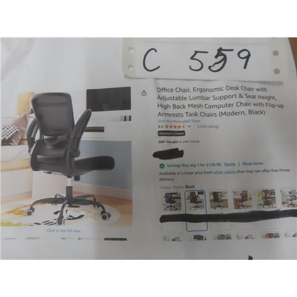 Office Chair, Ergonomic Desk Chair with Adjustable 