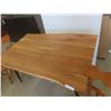 Image 3 : Live Edge  Table 30"x58"x36" + 3 Chairs
