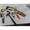 Image 5 : Metal Tool Box, Hammer, Vice Grips, Clamp, Wrenches +