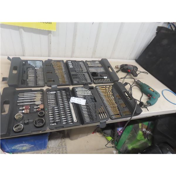 2 Power Drill + Drill Bits