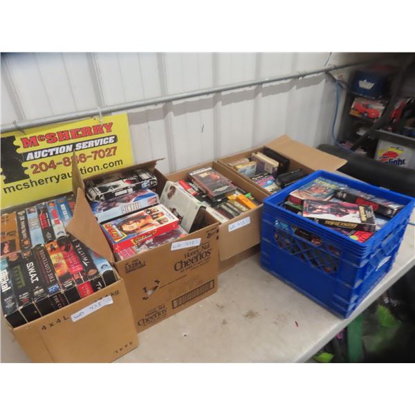 Approx 125 VHS Movies