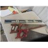 Image 7 : Saw, Hammer, Level Carpentry Items 