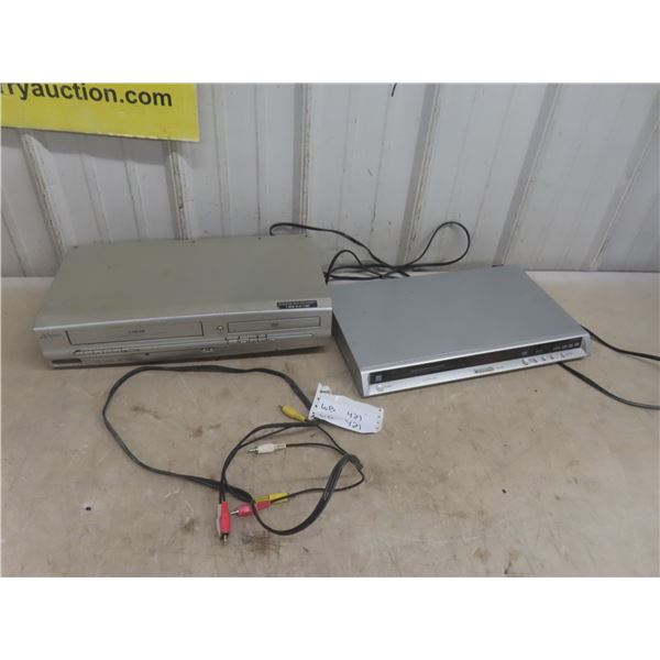 Panasonic DVD Player + SV2000 Combo DVD + VHS Player 