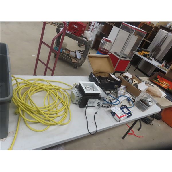 Extension Cords, Power Bar, Pot Light, Receptacles 