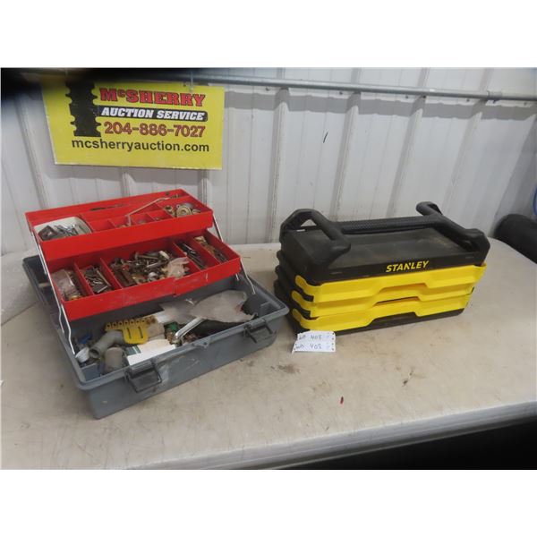 Stanley Tool Box with Socket Set + Wrenches