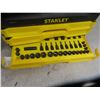 Image 2 : Stanley Tool Box with Socket Set + Wrenches
