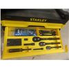 Image 3 : Stanley Tool Box with Socket Set + Wrenches