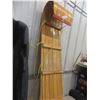 Image 4 : Wood Tobogan 60" Long, Plastic Sleigh 44" Long 