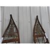 Image 2 : Chestnut Pair Vintage Snow Shoes 48"x10"