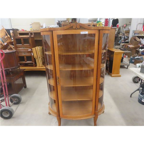 China Cabinet Oak - Not Glass 64"x41"x17 1/2"
