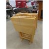 Image 4 : 4 Wooden T.V  Stand with Rack 