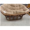 Image 2 : Double Wicker Basket Style Seat