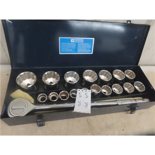 Mastercraft 3/4" Socket Set up to 2"