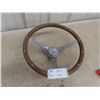 Image 1 : Vintage Wooden Steering Wheel 