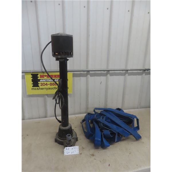 Sump Pump + Hose 