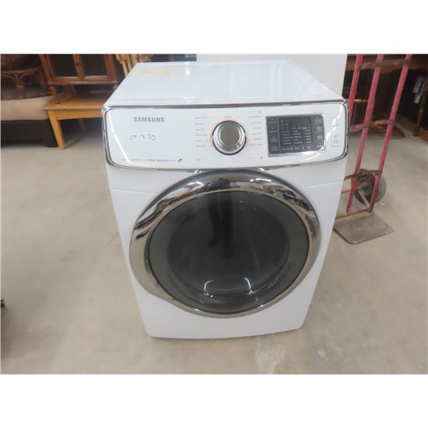 White Samsung Dryer 