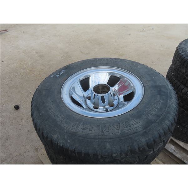 4x Tires 30x 9.50R15 LT with Rims 