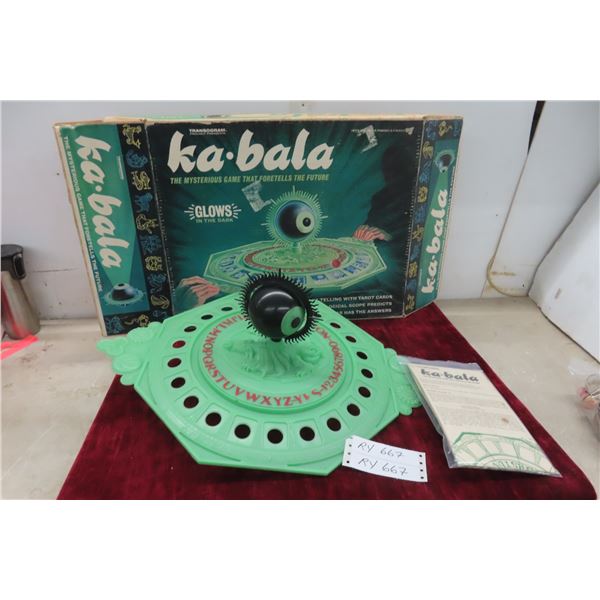 " Ka- Bala" Glow in the Dark Future Telling Game
