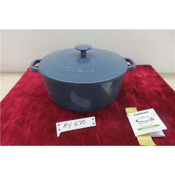 Cuisinart Blue Enameled Cast Iron 7.2 Quart