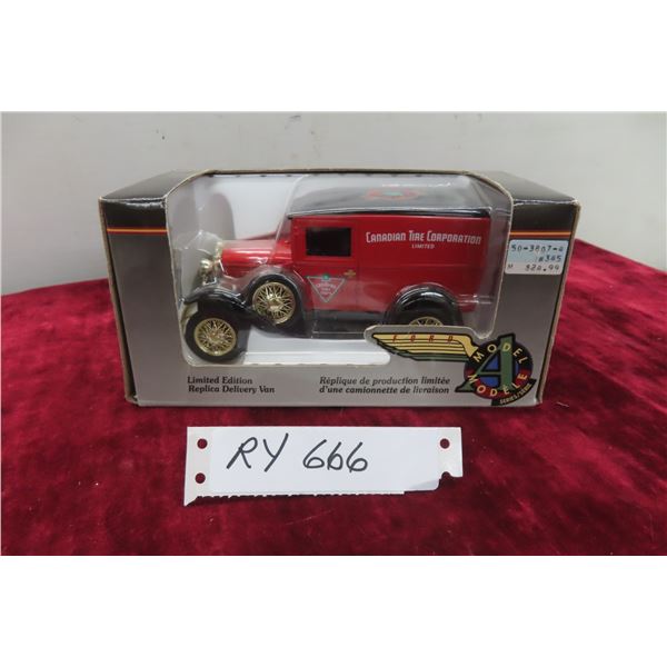 Canadian Tire Limited Edition 70th Anniversary Die Cast Ford Model A Delivery Van New in Box
