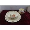 Image 2 : Royal Doulton Bunny Kins Childs Plate, Bowl 