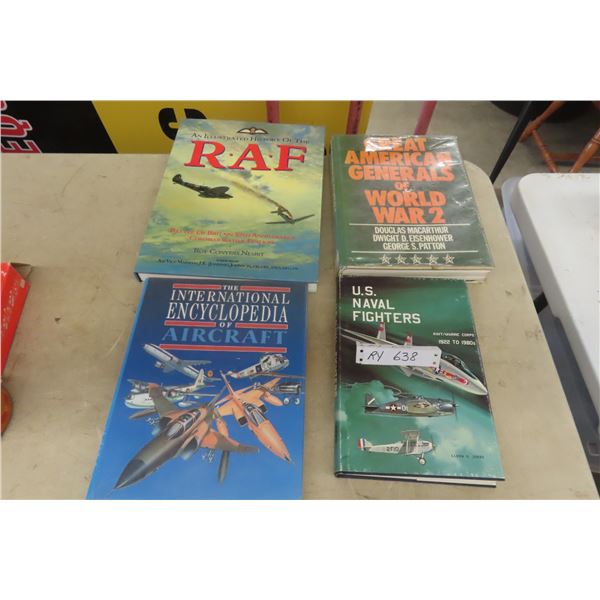 4 Hardcover Books: US Naval Fighters