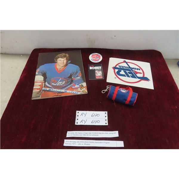 Winnipeg Jets Legacy Vintage Logo Miniature 