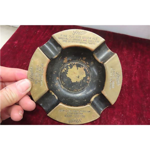 3 Vintage Ash Trays: Consumer Glass 1960s 