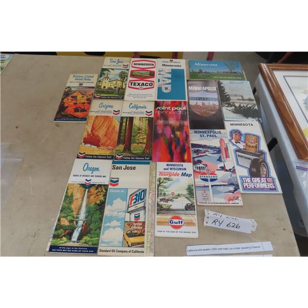 USA Maps Issued by Chevron + Government 