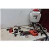 Image 1 : Black and Decker 20V Cordless Recip Saw, Drill, 2 Chargers, Batteries and Chapin Backpack Sprayer - 