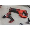 Image 2 : Black and Decker 20V Cordless Recip Saw, Drill, 2 Chargers, Batteries and Chapin Backpack Sprayer - 
