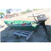 Image 2 : Coleman 16FT Poly Canoe with Mercury 4.5 