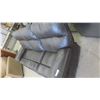 Image 2 : Leather/ Leather Style Reclining Couch 80"