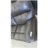 Image 3 : Leather/ Leather Style Reclining Couch 80"