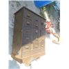 Image 1 : "Antique Rolling Index Metal Cabinet  Drawer 46"x34"x18"