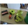 Image 1 : 3 Tow Straps + 4 New Load Ratchet Tie Downs 