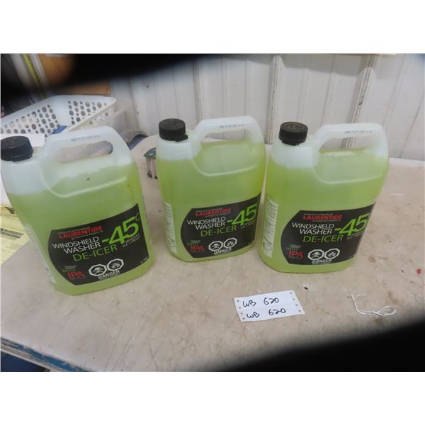 Windshield Washer Fluid -45 3.78 Litre x 3 