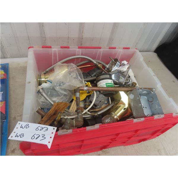 Plumbing, Stainless Hose, Tape, Electric Box, Connectors 