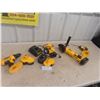 Image 1 : Dewalt 18v Angle Grinder, Drill, Light, Charger and 4 Batteries 