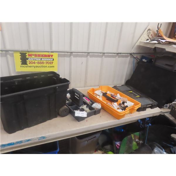 Rolling Tool Cabinet with Plumbing Supply