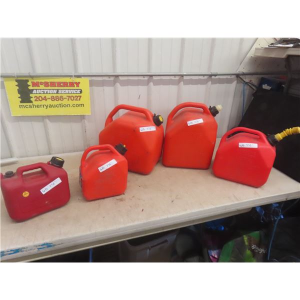 5 Gas Cans 