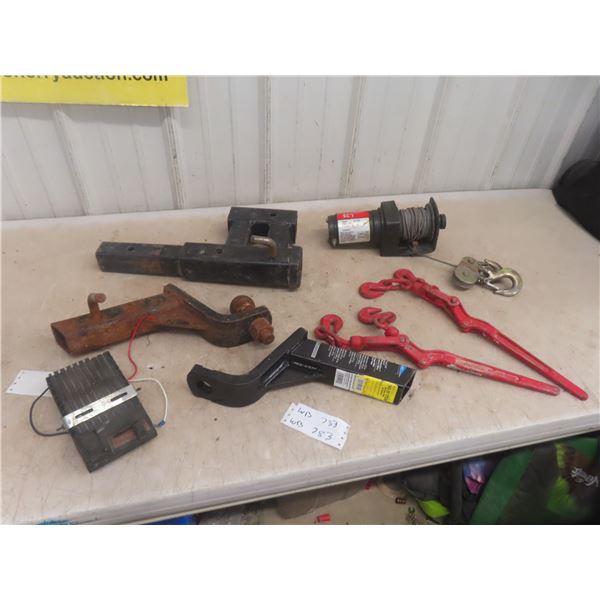 3 Receiver Hitch, 2 Load Binders Plus 