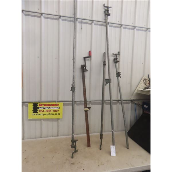5 x Pipe Clamps up to 72"