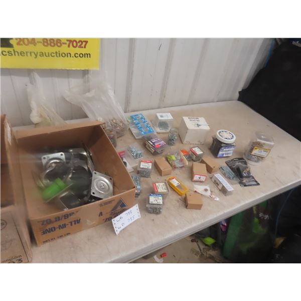 Castors, Hardware, Screws, Nails + 